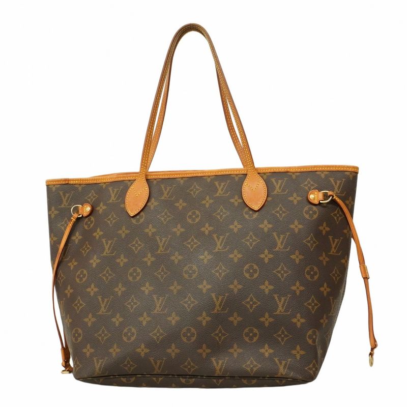 Louis Vuitton Tote Bag Monogram Neverfull MM M40156 Brown Ladies