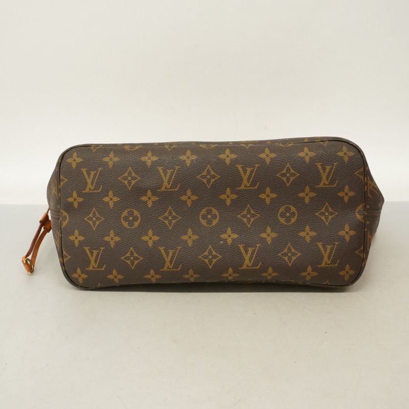 Louis Vuitton Tote Bag Monogram Neverfull MM M40156 Brown Ladies