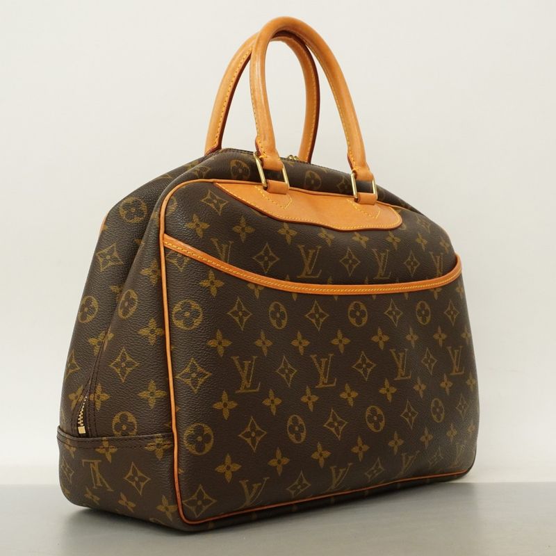 Louis Vuitton Handbag Monogram Deauville M47270 Brown Ladies