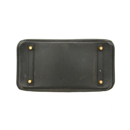 Hermes Handbag Birkin 30 Ardennes Black Gold Hardware □C Stamped Ladies