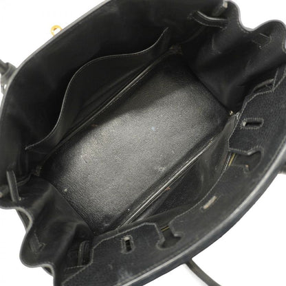 Hermes Handbag Birkin 30 Ardennes Black Gold Hardware □C Stamped Ladies