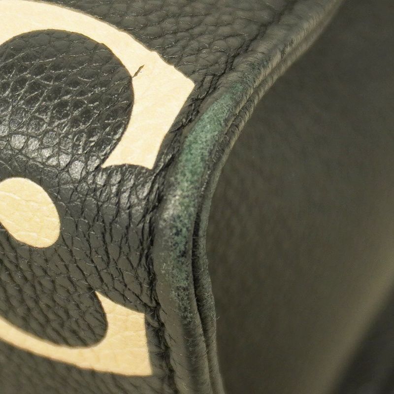 Louis Vuitton Handbag Monogram Empreinte Bicolor On The Go PM M45659 Black