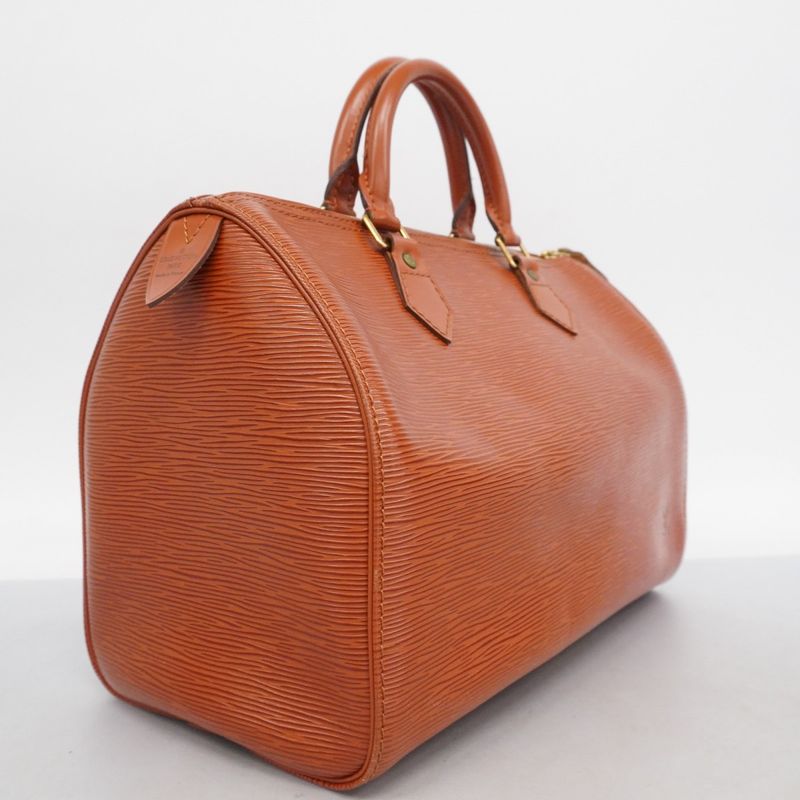 Louis Vuitton Handbag Epi Speedy 30 M43013 Kenya Brown Ladies