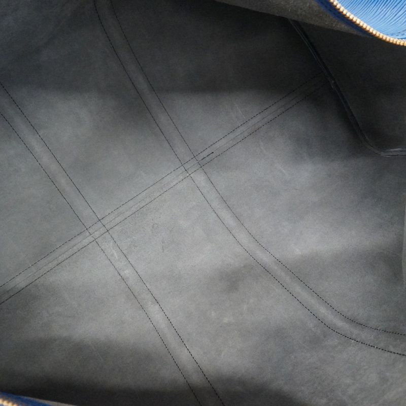 Louis Vuitton Boston Bag Epi Keepall 60 M42945 Toledo Blue Men Women Unisex