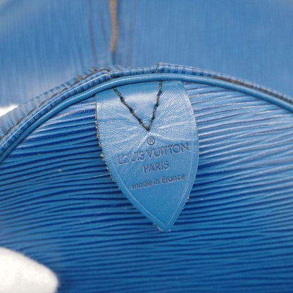 Louis Vuitton Boston Bag Epi Keepall 60 M42945 Toledo Blue Men Women Unisex