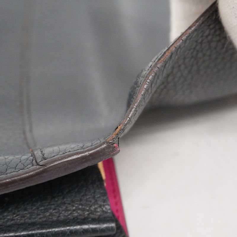 Louis Vuitton Long Wallet Portefeuille Capucines M61248 Noir Black Women's