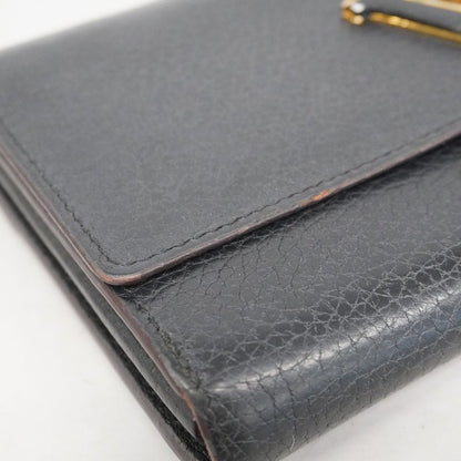 Louis Vuitton Long Wallet Portefeuille Capucines M61248 Noir Black Women's