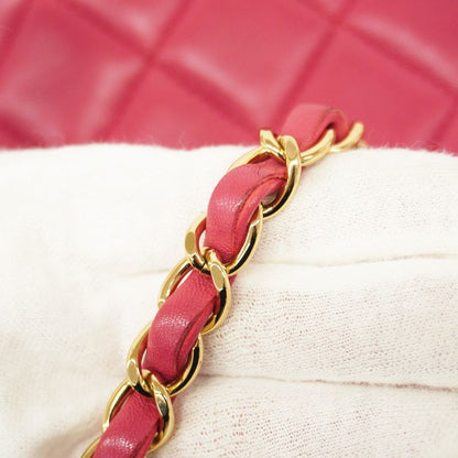 Chanel Handbag Trendy CC Top Handle Lambskin Pink Chien Pan Gold Hardware 2way