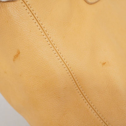 Chanel Tote Bag Executive Leather Light Brown Gold Hardware 2way Bag Ladies