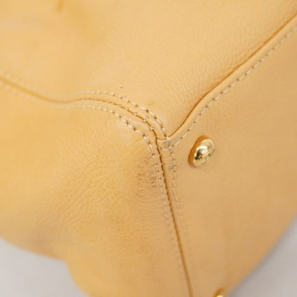 Chanel Tote Bag Executive Leather Light Brown Gold Hardware 2way Bag Ladies