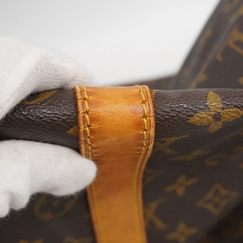 Louis Vuitton Boston Bag Monogram Keepall 55 M41424 Brown Men Women Unisex
