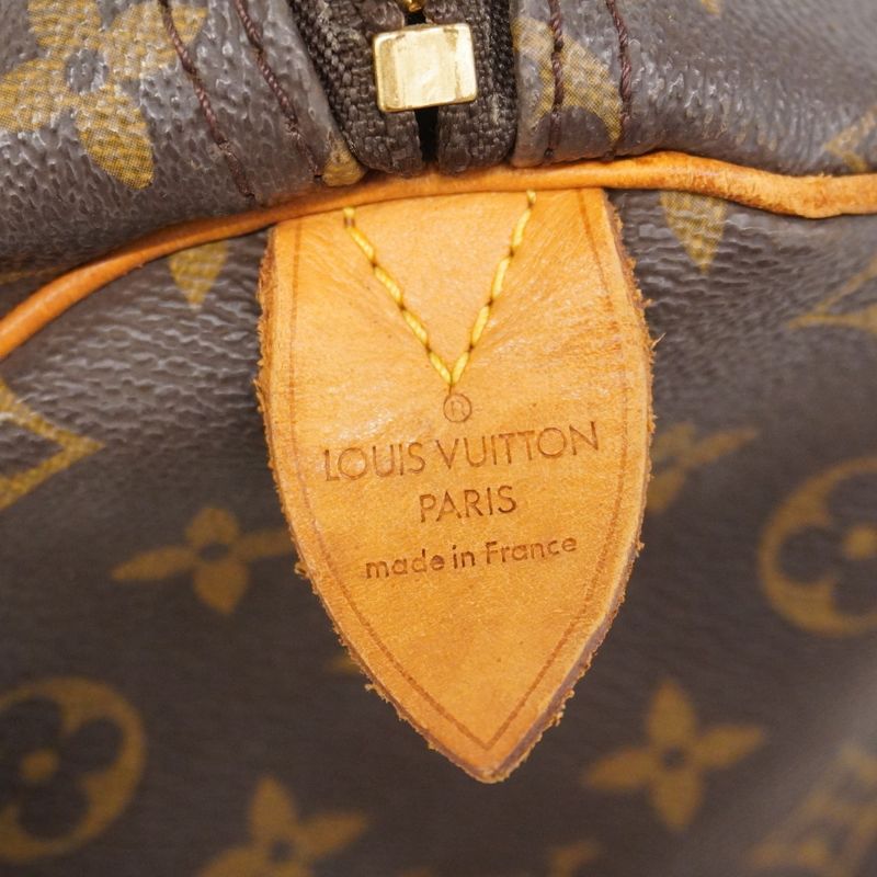 Louis Vuitton Boston Bag Monogram Keepall 55 M41424 Brown Men Women Unisex