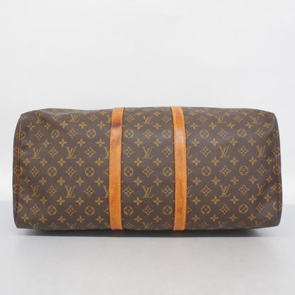 Louis Vuitton Boston Bag Monogram Keepall 55 M41424 Brown Men Women Unisex