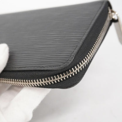 Louis Vuitton Epi Zippy Wallet M61857 Noir Black Men Women Unisex