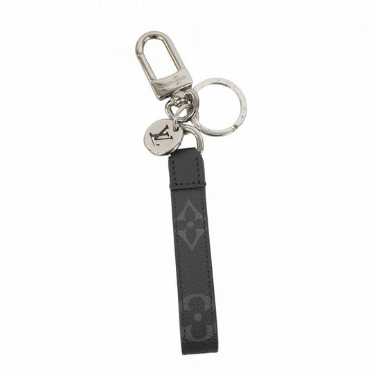 Louis Vuitton Key Holder Monogram Eclipse Dragonne M61950 Black Men's