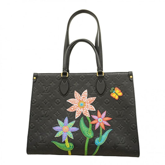 Louis Vuitton Tote Bag Monogram ・empreinte On The Go MM M46416 Noir Black 2way