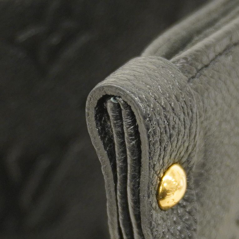 Louis Vuitton Tote Bag Monogram ・empreinte On The Go MM M46416 Noir Black 2way