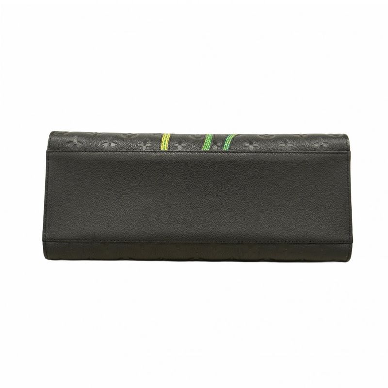 Louis Vuitton Tote Bag Monogram ・empreinte On The Go MM M46416 Noir Black 2way