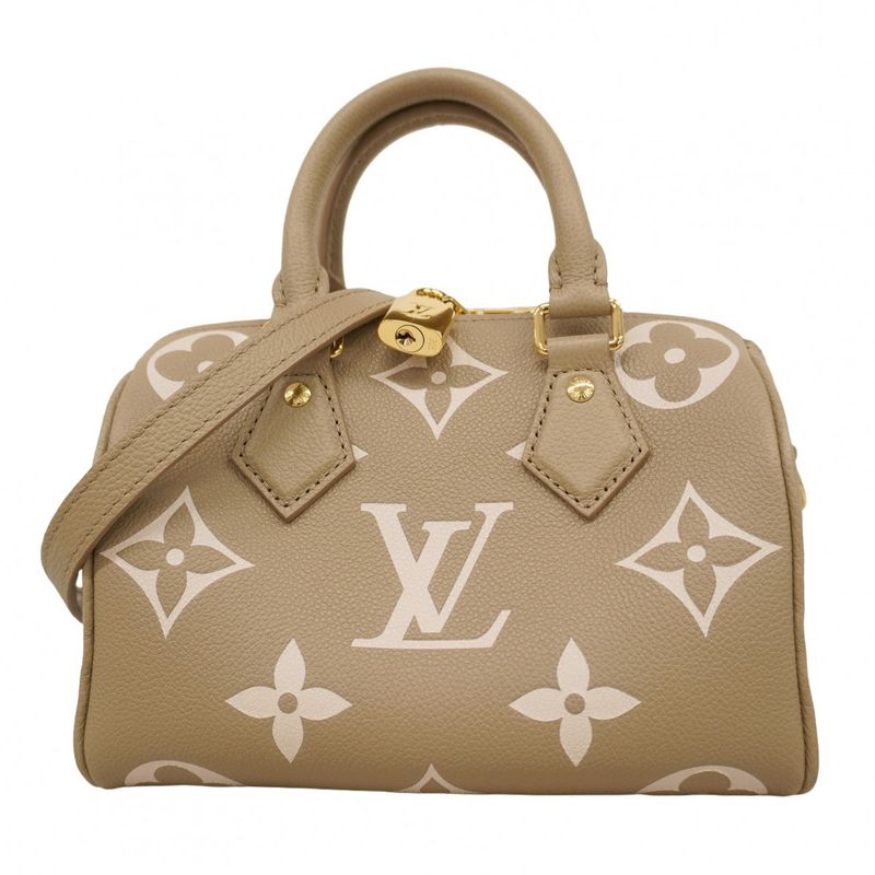 Louis Vuitton Handbag Monogram ・empreinte Bicolor Speedy Bandouliere 20 M46575