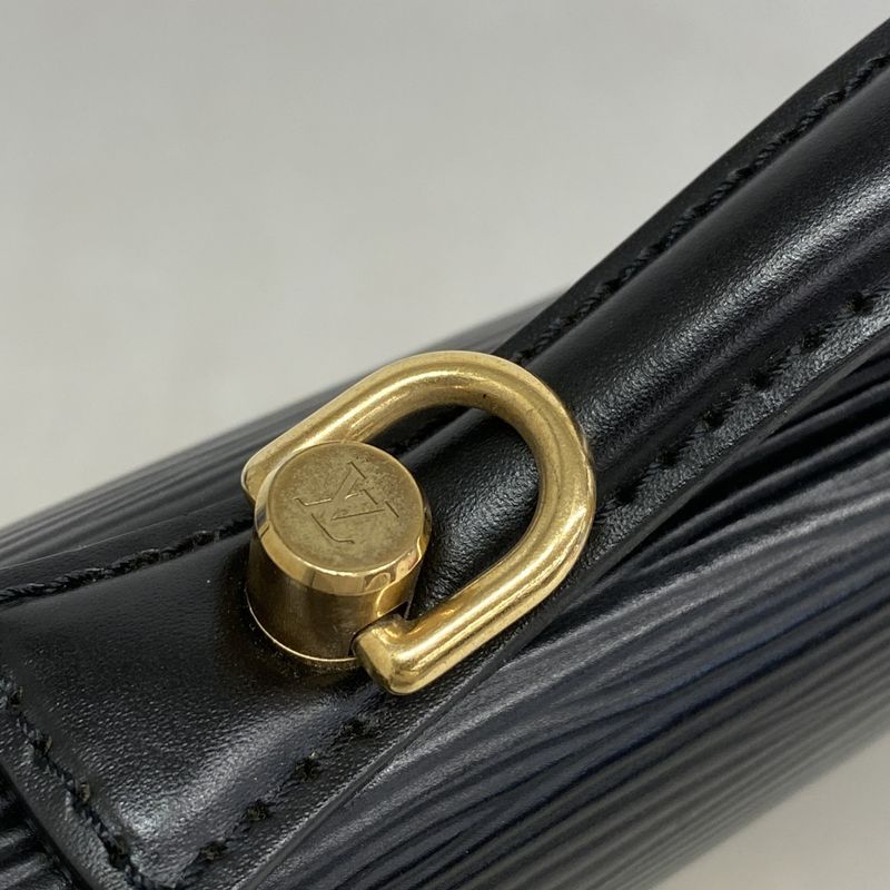 Louis Vuitton Handbag Epi Monceau 28 M52122 Noir Black Women's