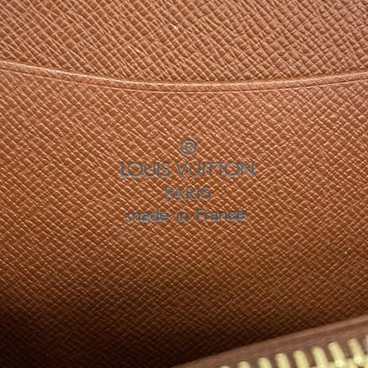 Louis Vuitton Long Wallet Monogram Portomone Sip M61727 Brown Men's Women's