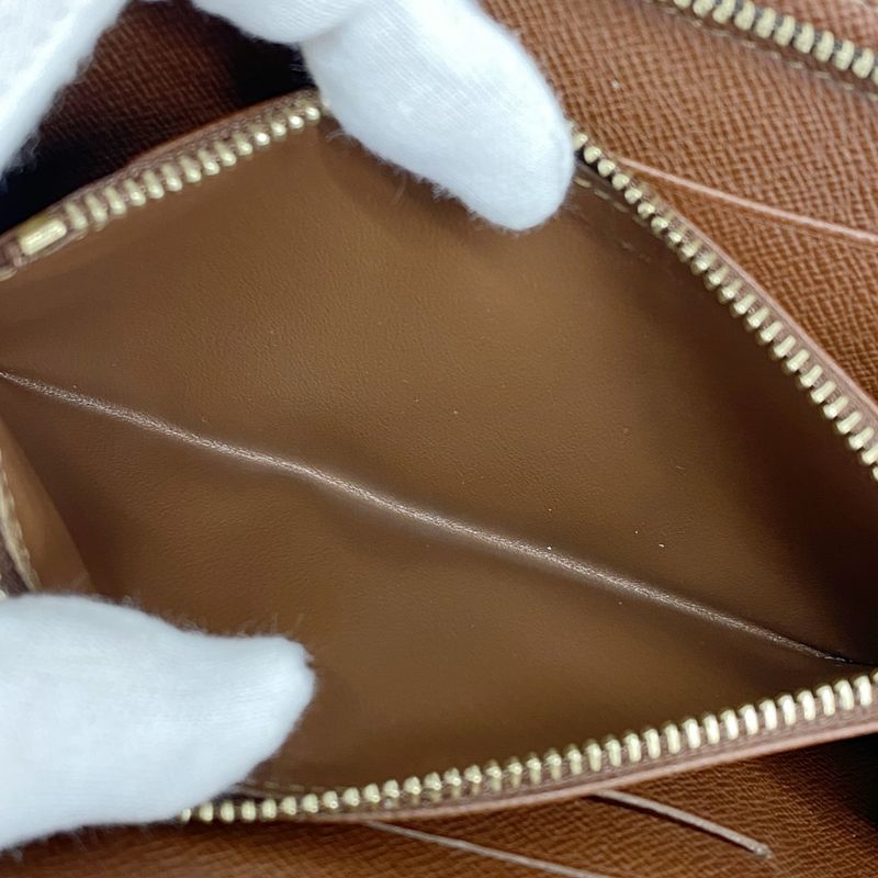Louis Vuitton Long Wallet Monogram Portomone Sip M61727 Brown Men's Women's