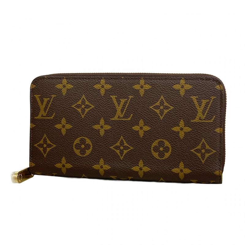 Louis Vuitton Long Wallet Monogram Zippy Wallet M25914 Brown Cles Monogram