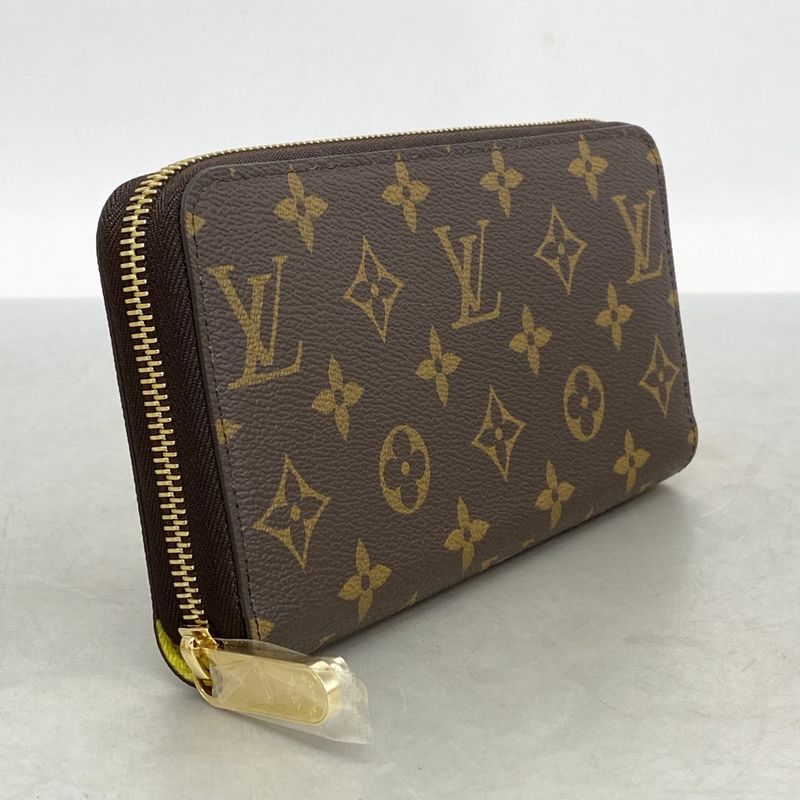 Louis Vuitton Long Wallet Monogram Zippy Wallet M25914 Brown Cles Monogram