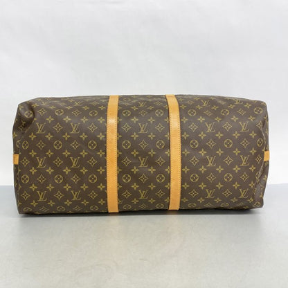 Louis Vuitton Boston Bag Monogram Keepall Bandouliere 60 M41412 Brown Men Women