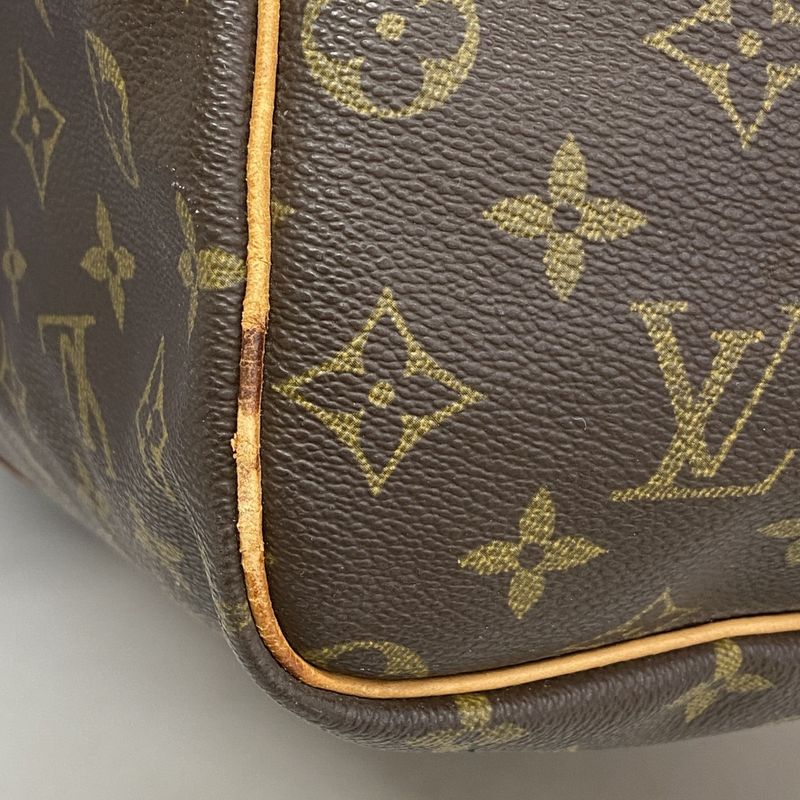 Louis Vuitton Boston Bag Monogram Keepall Bandouliere 60 M41412 Brown Men Women