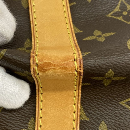 Louis Vuitton Boston Bag Monogram Keepall Bandouliere 60 M41412 Brown Men Women