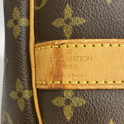 Louis Vuitton Boston Bag Monogram Keepall Bandouliere 60 M41412 Brown Men Women