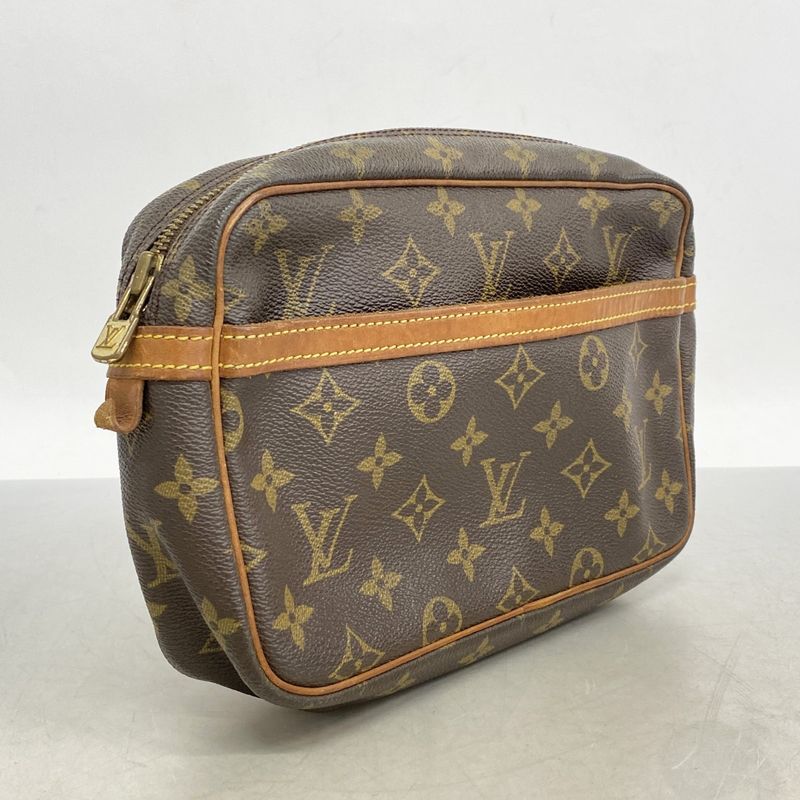 Louis Vuitton Clutch Bag Monogram Compiègne 23 M51847 Brown Men's