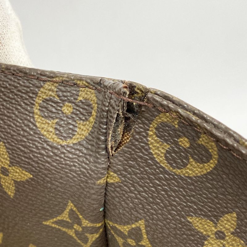Louis Vuitton Tote Bag Monogram Sac Shopping M51109 Brown Ladies