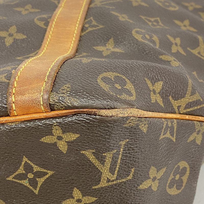 Louis Vuitton Tote Bag Monogram Sac Shopping M51109 Brown Ladies
