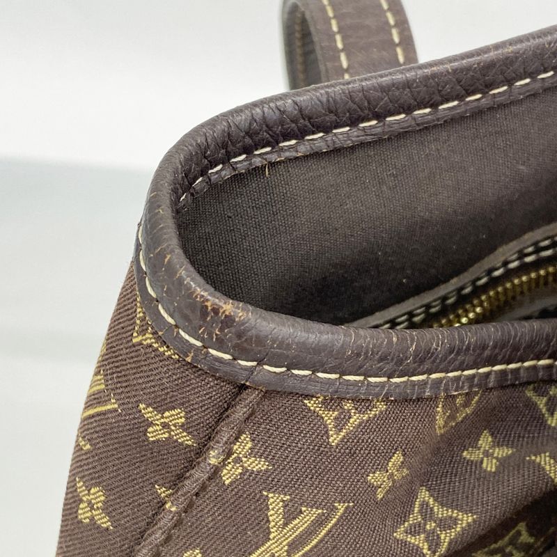 Louis Vuitton Tote Bag Monogram ・mini Lin Bucket PM M95226 Ebene Ladies