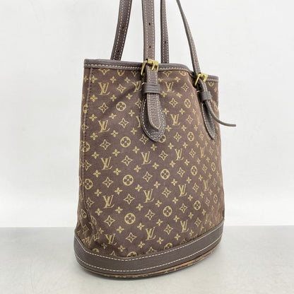 Louis Vuitton Tote Bag Monogram ・mini Lin Bucket PM M95226 Ebene Ladies