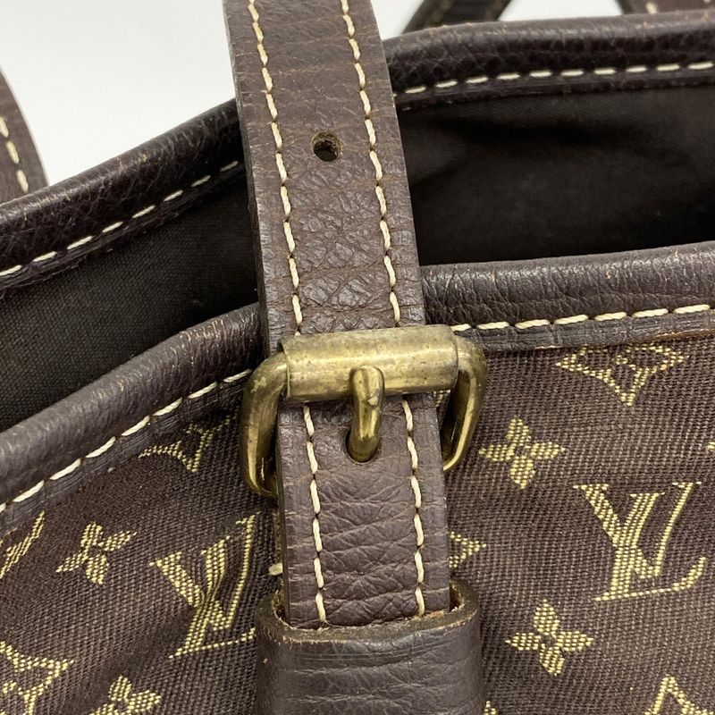 Louis Vuitton Tote Bag Monogram ・mini Lin Bucket PM M95226 Ebene Ladies