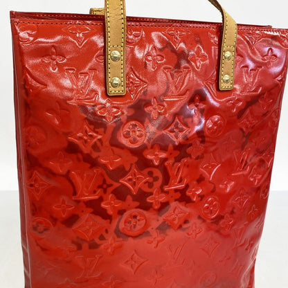 Louis Vuitton Tote Bag Vernis Lead MM M91086 Rouge Ladies