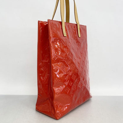Louis Vuitton Tote Bag Vernis Lead MM M91086 Rouge Ladies