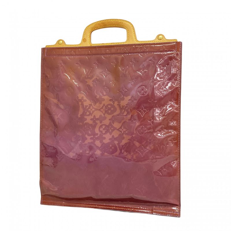 Louis Vuitton Handbag Vernis Stanton M91079 Violet Ladies