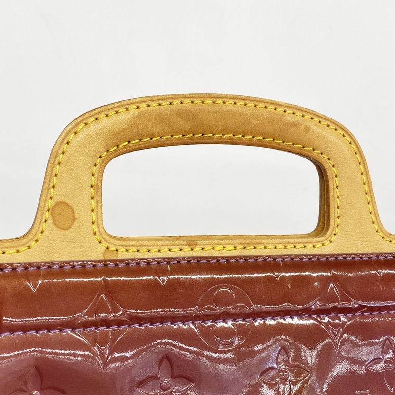 Louis Vuitton Handbag Vernis Stanton M91079 Violet Ladies