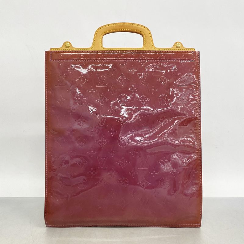 Louis Vuitton Handbag Vernis Stanton M91079 Violet Ladies