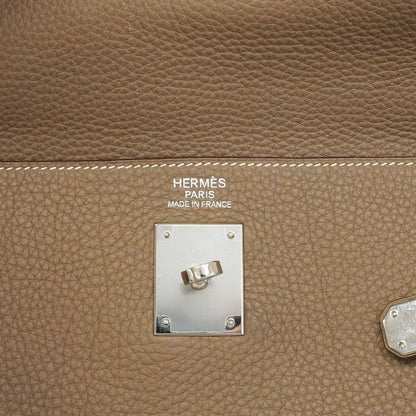 Hermes Handbag Kelly 35 Togo Etoupe Silver Hardware □P Stamp 2way Bag Ladies