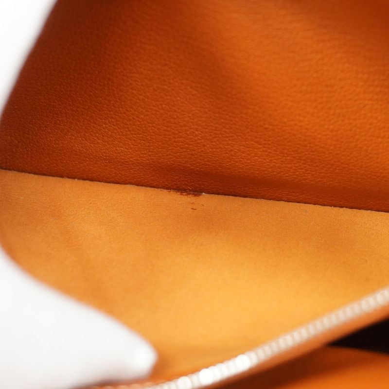 Hermes Handbag Birkin 35 Togo Gold Silver Hardware □F Engraved Ladies