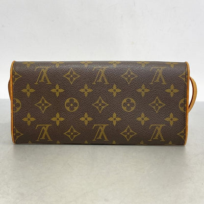 Louis Vuitton Shoulder Bag Monogram Pochette Twin GM M51852 Brown Ladies