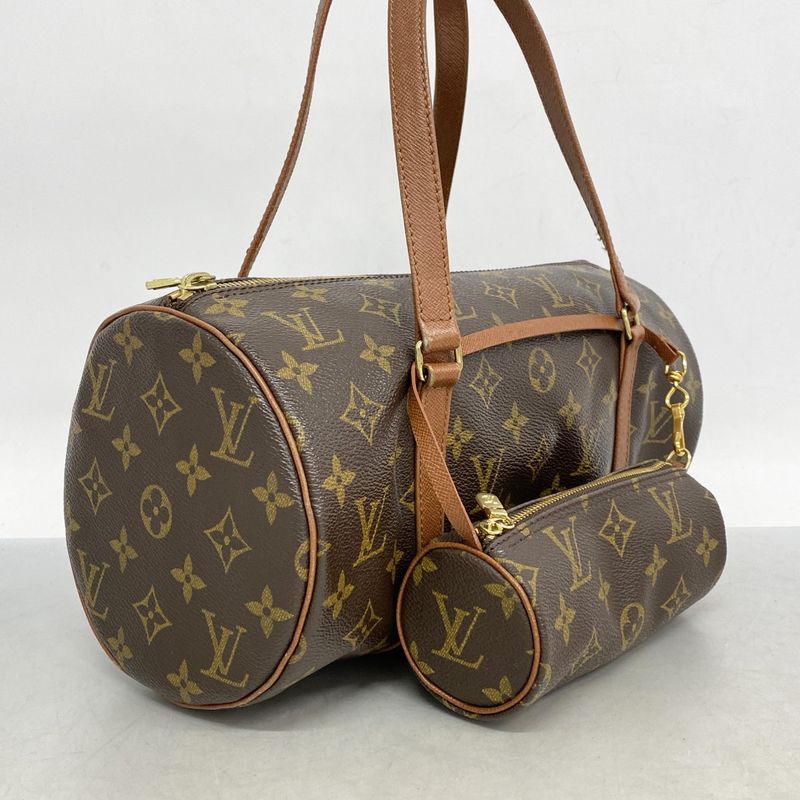 Louis Vuitton Handbag Monogram Papillon 30 M51385 Brown Ladies