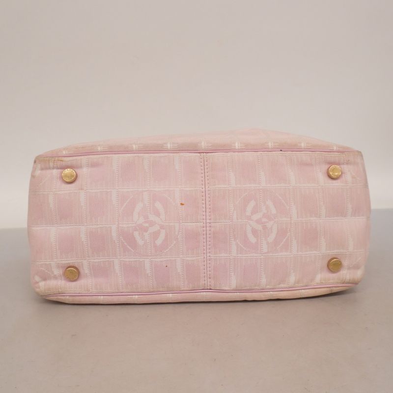 Chanel Tote Bag New Travel Nylon Pink Gold Hardware Women's