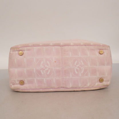 Chanel Tote Bag New Travel Nylon Pink Gold Hardware Women's