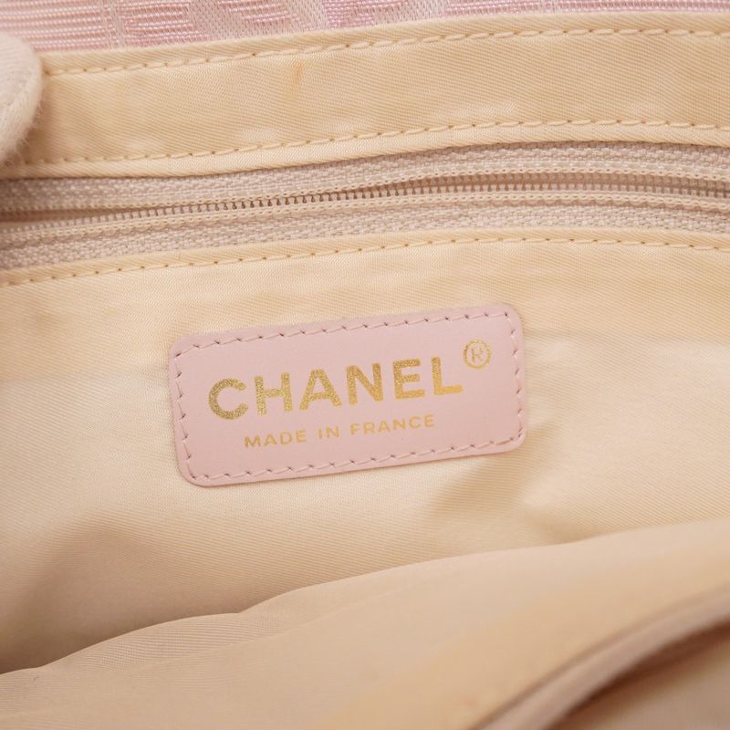 Chanel Tote Bag New Travel Nylon Pink Gold Hardware Women's